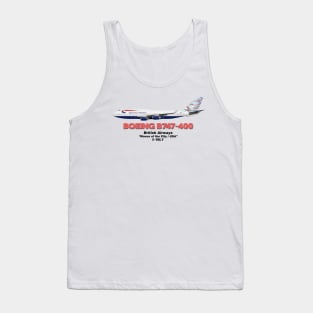 Boeing B747-400 - British Airways "Waves of the City / USA" Tank Top